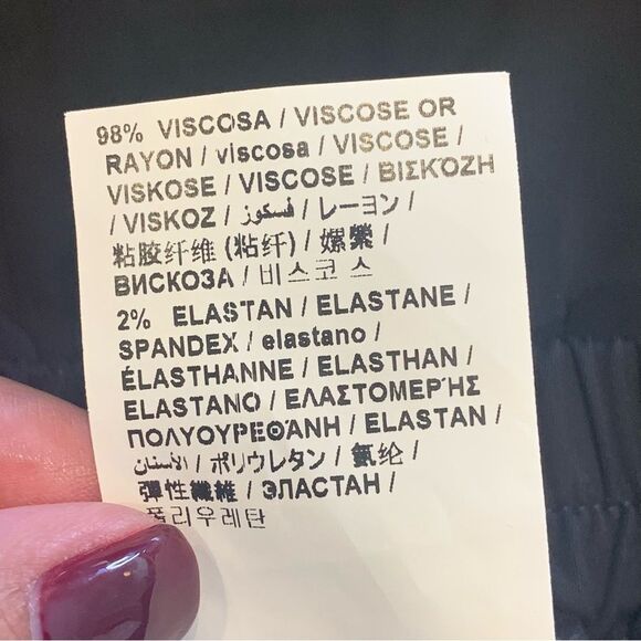 Love Moschino Black Pants Heart Logo Ankle Zippers Size 4 - Picture 11 of 14